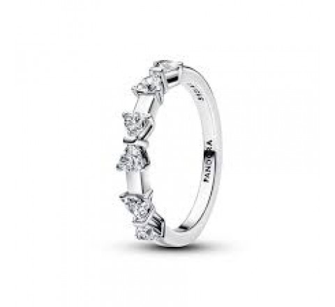 ANILLO PANDORA PLATA TRES LAZOS CIRCONITAS N?14 194233C01-54