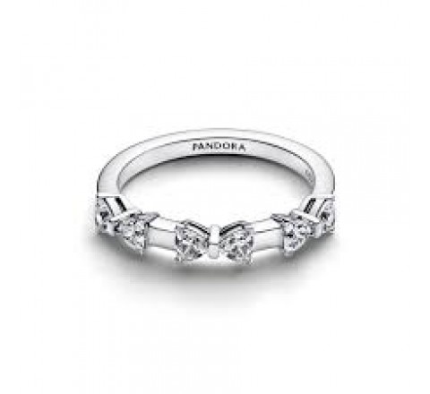 ANILLO PANDORA PLATA TRES LAZOS CIRCONITAS N?14 194233C01-54
