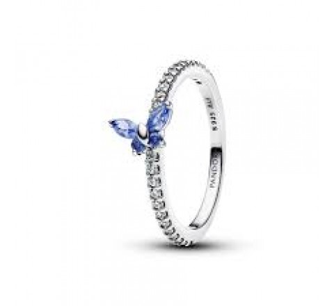 ANILLO PANDORA PLATA MARISPOSA AZUL N?14 194269C01-54