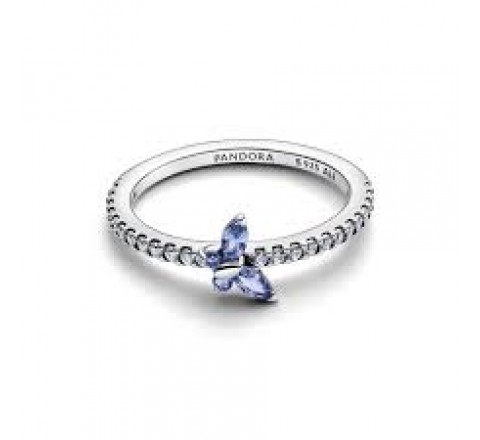 ANILLO PANDORA PLATA MARISPOSA AZUL N?12 194269C01-52