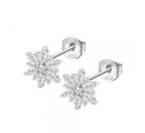 PENDIENTES LOTUS PLATA CIRCONITAS LP3827-4/1