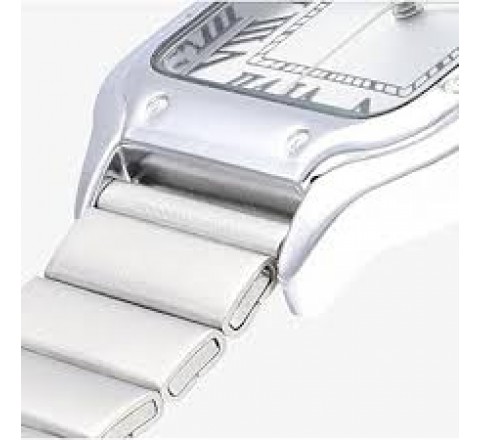 RELOJ RADIANT CAJA CUADRADA ESFERA PLATEADA RA664203