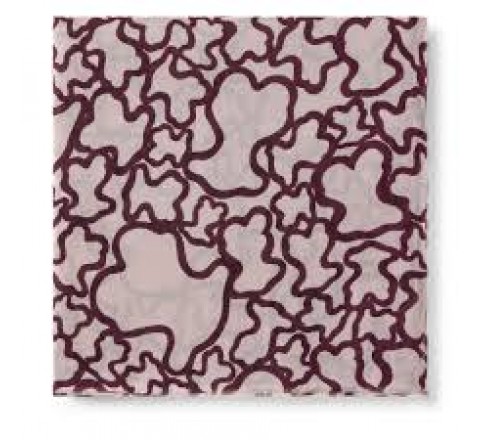 PAñUELO TOUS 180X70 KAOS BURDEOS 2002357921