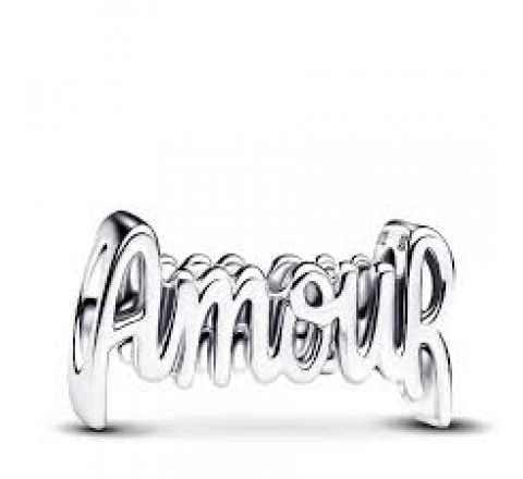 CHARM PANDORA PLATA AMOUR ESCRITO A MANO 794426C00