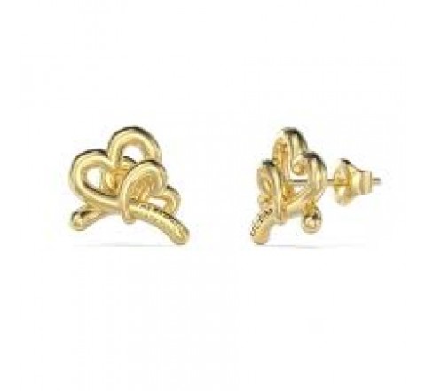 PENDIENTES GUESS ACERO DORADO CORAZONE LISO JUBE06058JWYGT-U