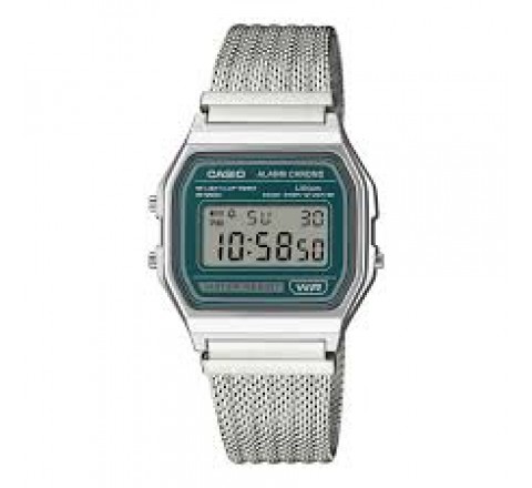 CASIO DIGITAL A158WEM-3EF ESFERA VERDE