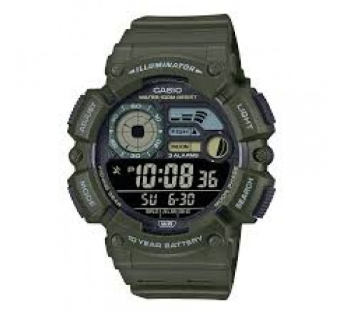 RELOJ CASIO DIGITAL CAUCHO VERDE WS-1500H-3BVEF