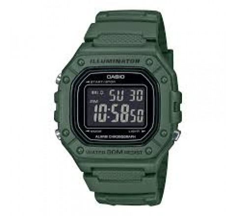 CASIO W-218H-3BVEF  VERDE
