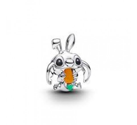 CHARM PANDORA PLATA STITCH CONEJO PASCUA DISNEY 794498C01