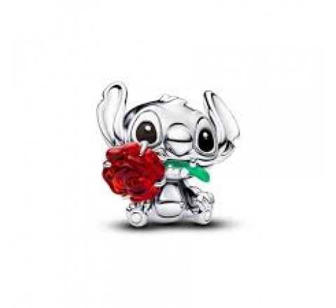 CHARM PANDORA PLATA STICH CON ROSA CRISTAL DISNEY 794378C01