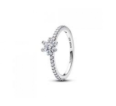 ANILLO PANDORA PLATA FLOR CON CIRCONITAS Nº14 194499C01-54