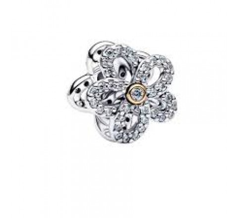 CHARM PANDORA PLATA FLOR EN FILIGRANA Y PAVE 764480C01