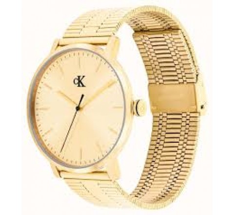 RELOJ CALVIN KLEIN CAJA Y ARMIS ACERO DORADO 25200549