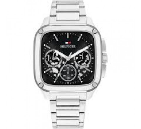 RELOJ TOMMY HILFIGER CAJA Y ARMIS ACERO CUADRADO 1710758