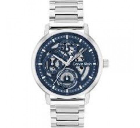 RELOJ CALVIN KLEIN CAJA Y ARMIS ACERO ESFERA AZUL 25200562