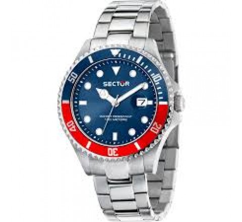 RELOJ SECTOR CAJA Y ARMIS ACERO ESFERA AZUL R3253161057