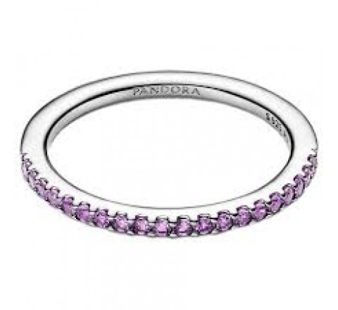 ANILLO PANDORA PLATA CIRCONITAS ROSAS N?16 192999C04-56