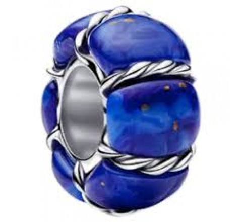 CHARM PANDORA PLATA BOYA MARITTIMA AZUL 794693C01