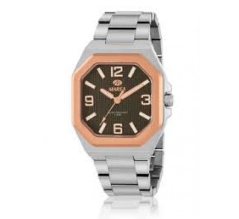 RELOJ MAREA ARMIS ACERO CAJA BICOLOR ROSADA B54295/4