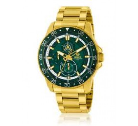 RELOJ MAREA CAJA Y ARMIS ACERO DORADO ESFERA VERDE B41450/5