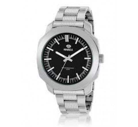 RELOJ MAREA CAJA Y ARMIS ACERO ESFERA NEGRA B41448/1