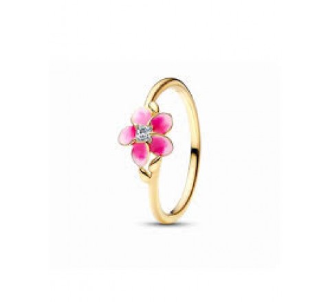 ANILLO PANDORA PLATA DORADA FLOR VAIANA DISNEY 163844C01-54