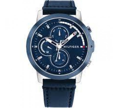 RELOJ TOMMY HILFIGER 1792051CORREA AZUL CAJA ACERO 1792051