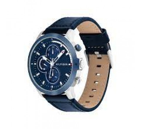 RELOJ TOMMY HILFIGER 1792051CORREA AZUL CAJA ACERO 1792051