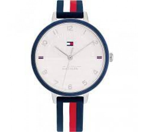 RELOJ TOMMY HILFIGER SILICONA COLOR CAJA ACERO 1782584