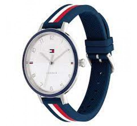 RELOJ TOMMY HILFIGER SILICONA COLOR CAJA ACERO 1782584