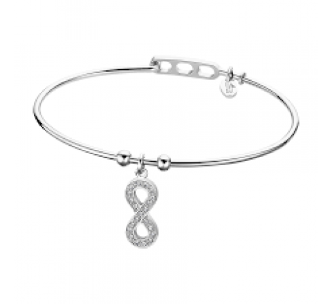PULSERA LOTUS ACERO RIGIDA INFINITO COLGANDO LS2015/2/5