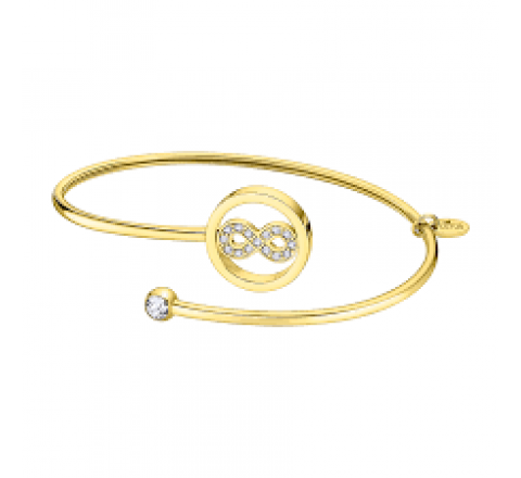 PULSERA LOTUS RIGIDA ACERO DORADO INFINITO LS2169/2/9