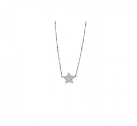 GARGANTILLA LOTUS ACERO ESTRELLA CIRCONITAS LS1864/1/1
