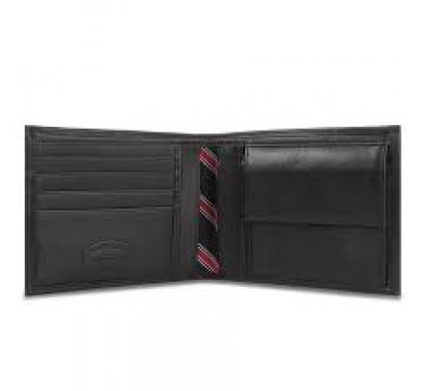 BILLETERA TOMMY HILFIGER CABALLERO NEGRA LOGO AM0AM00651 002