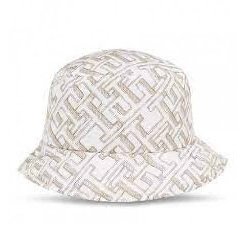 GORRO TOMMY HILFIGER BEIGE LOGO AW0AW15296 ABH