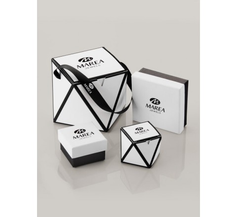 PENDIENTES MAREA PLATA DORADA AROS Y CANDADO D02301/AH