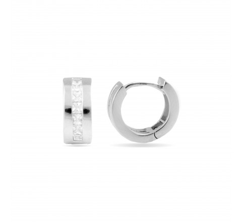 PENDIENTES LUXENTER PLATA ARO CON CIRCONITAS EZ2030000