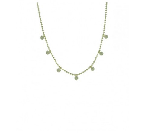 COLLAR IVOIRE METAL Y PIEDRAS Z2014711/D
