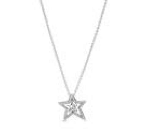 COLLAR PANDORA PLATA ESTRELLA CIRCONITAS 390020C01-45