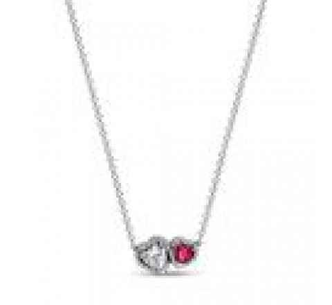 COLLAR PANDORA HALO CORAZONES 393632C01-45