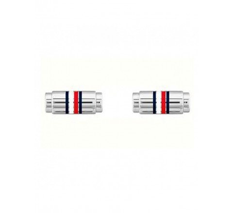 GEMELOS TOMMY HILFIGER CIRCULARES LOGO COLOR 2790214