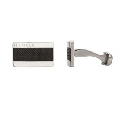 GEMELOS TOMMY HILFIGER RECTANGULAR FIBRA CARBONO 2790400