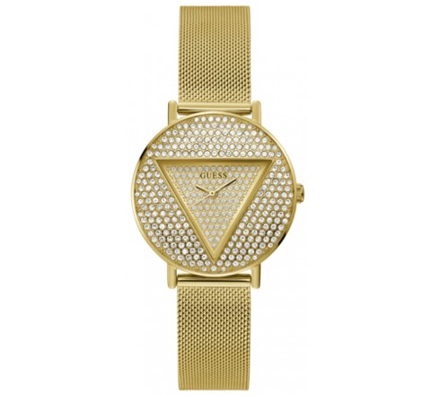 RELOJ GUESS ACERO DORADO Y CIRCONITAS ESTERILLA GW0477L2