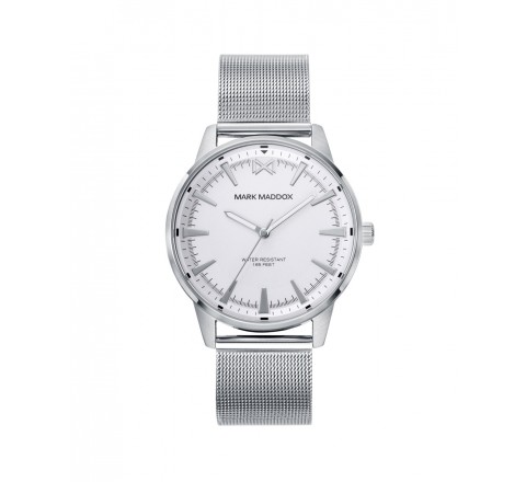 RELOJ MARK MADDOX CAJA Y ARMIS ACERO HM0141-07