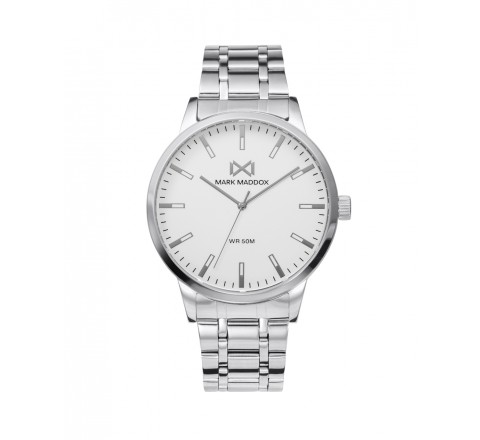 RELOJ MARK MADDOX CAJA Y ARMIS ACERO HM7140-07