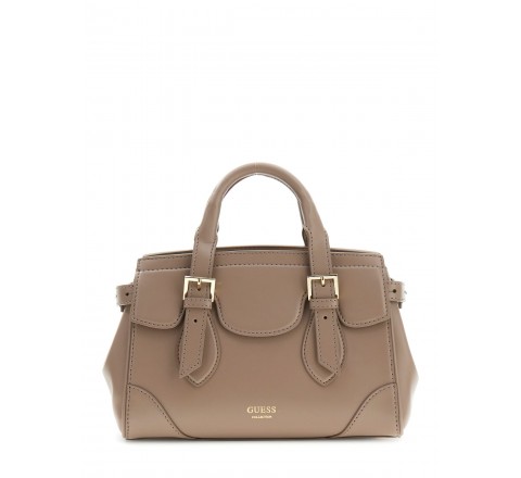 BOLSO GUESS SOFIA SMALL SATCHEL MARRON HWDIAAP6236 ATA