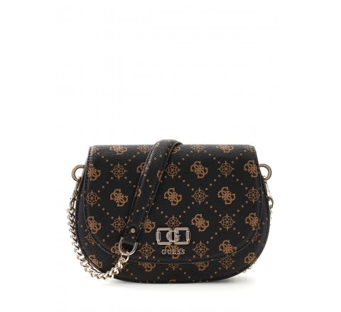 BOLSO GUESS EMELIE LOGO FLAP SHOULDER BAG HWGP9928200 ESL