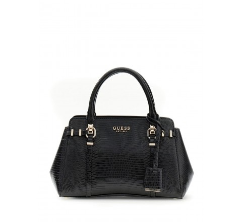 BOLSO GUESS LEONA SMALL MULTI COMP SATCHEL HWKG9721050 BLA