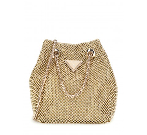 BOLSO GUESS ZALINA POUCH DORADO HWRP935075
