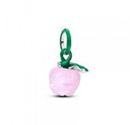 CHARM PANDORA PLATA MANZANA CRISTAL MURANO ROSA 794485C01
